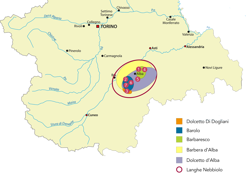 Piedmont Map