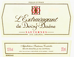 2013-L'EXTRAVAGANT-DE-CHÂTEAU-DOISY-DAËNE-2ème-Cru-Classé-Barsac