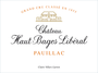 2012 CHÂTEAU HAUT BAGES LIBÉRAL 5ème Cru Classé Pauillac