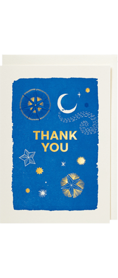 CARDS - THANK YOU STARS, Lea & Sandeman